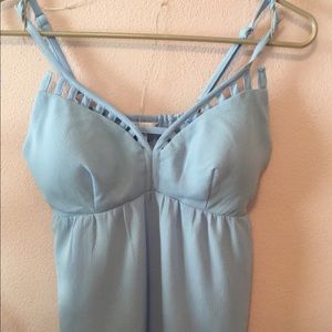 Blue tank top